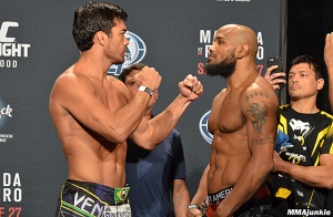 UFC Fight Night 70: Йоэль Ромеро нокаутировал Лиоту Мачиду