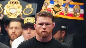 Канело и Мбилли сделали вес перед боем за пояс WBC в Эр-Рияде