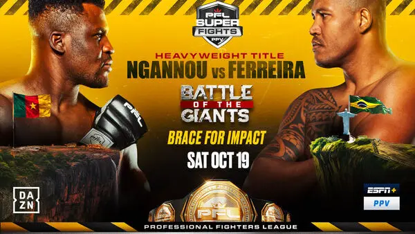 Ngannou vs Ferreira: Superfight już 19 października!