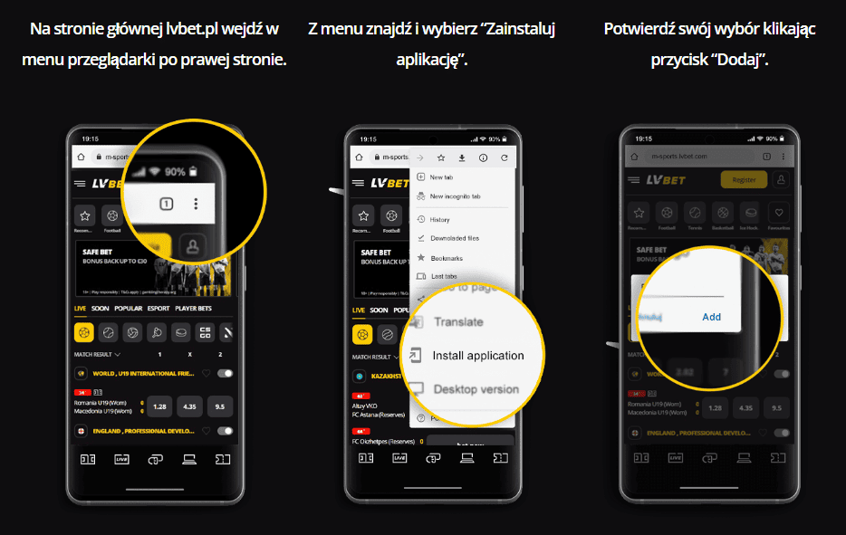 lvbet aplikacja na android LVBET aplikacja Android