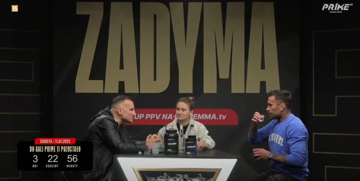 Prime MMA 11: Na programie polała się… wódka. “Przyniosłem prezent świąteczny”