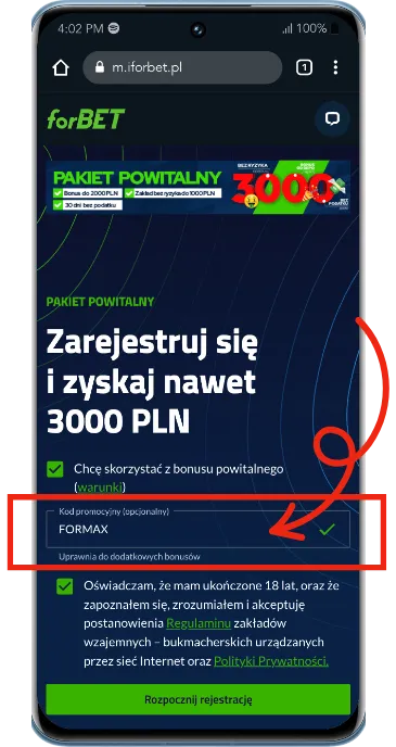FORMAX-forBET-kod-promocyjny