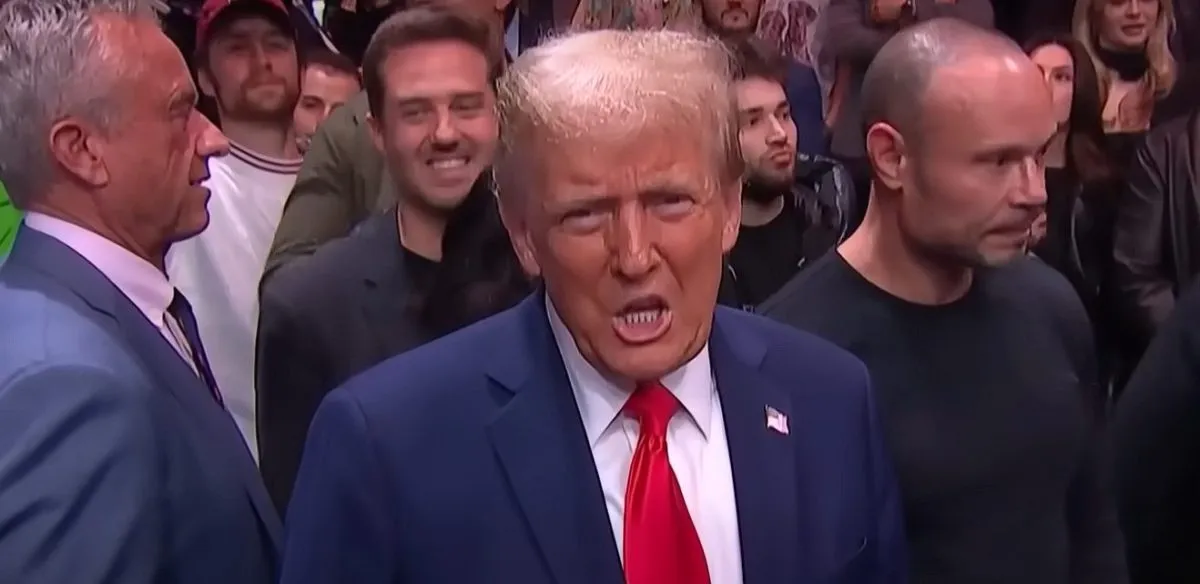 Donald Trump zdobył pas na gali UFC 309 [WIDEO]