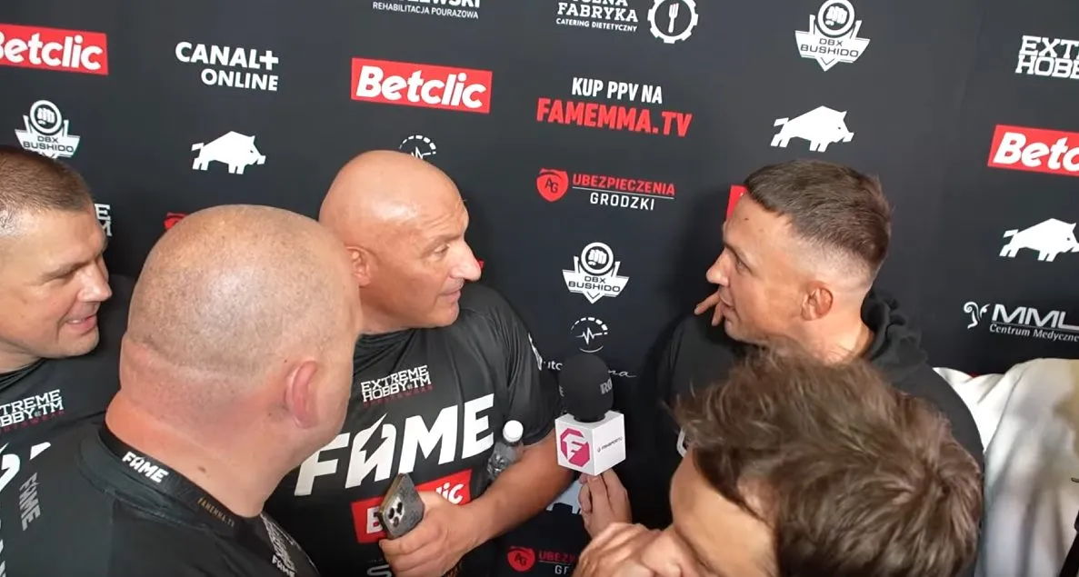 Marcin Najman i awantura z Robertem Pasutem podczas wywiadu!