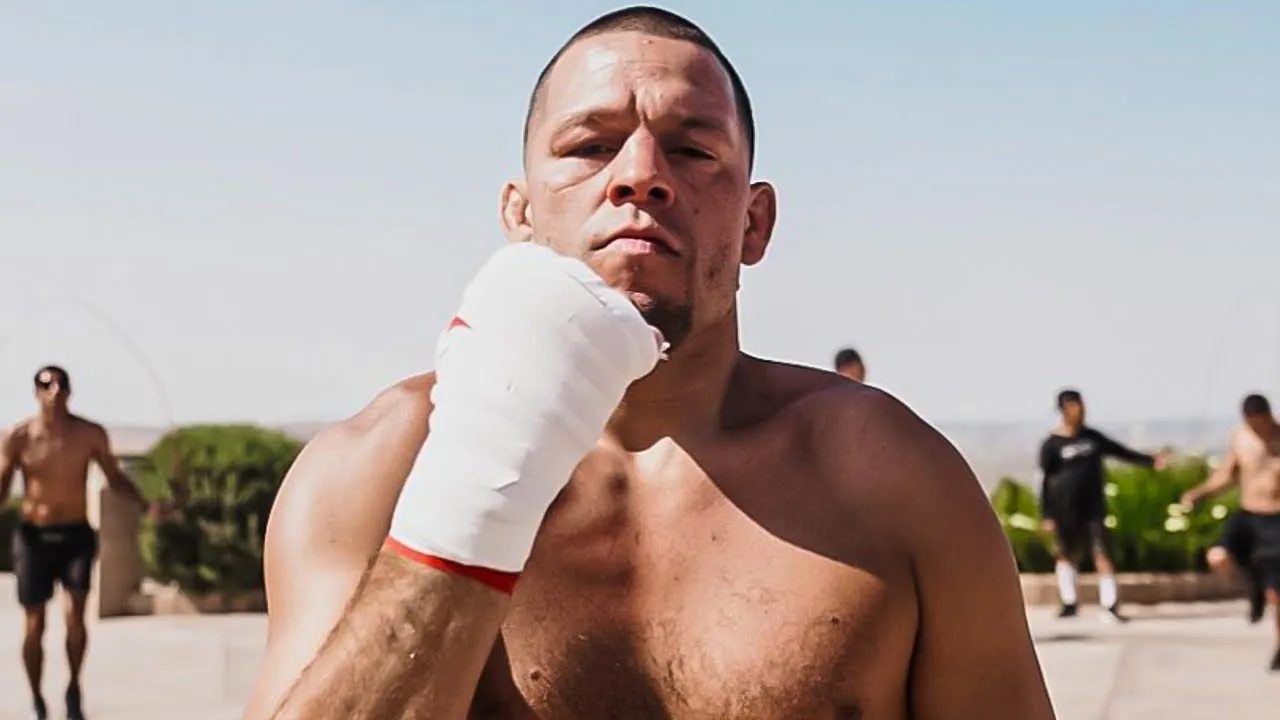Nate Diaz wziął udział w ulicznym sparingu!