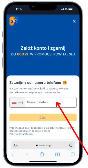 STS-kod-promocyjny-Zacznij-od-zweryfikowania-swojego-numeru-telefonu