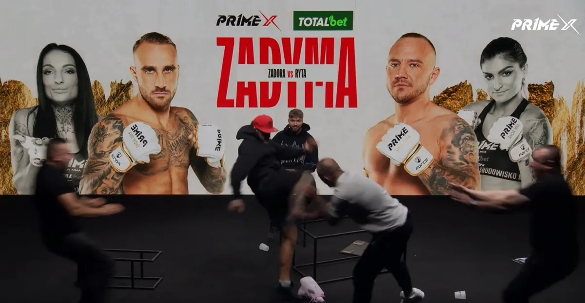 Japoński Drwal trafia soccer kickiem Rytę na programie PRIME MMA!