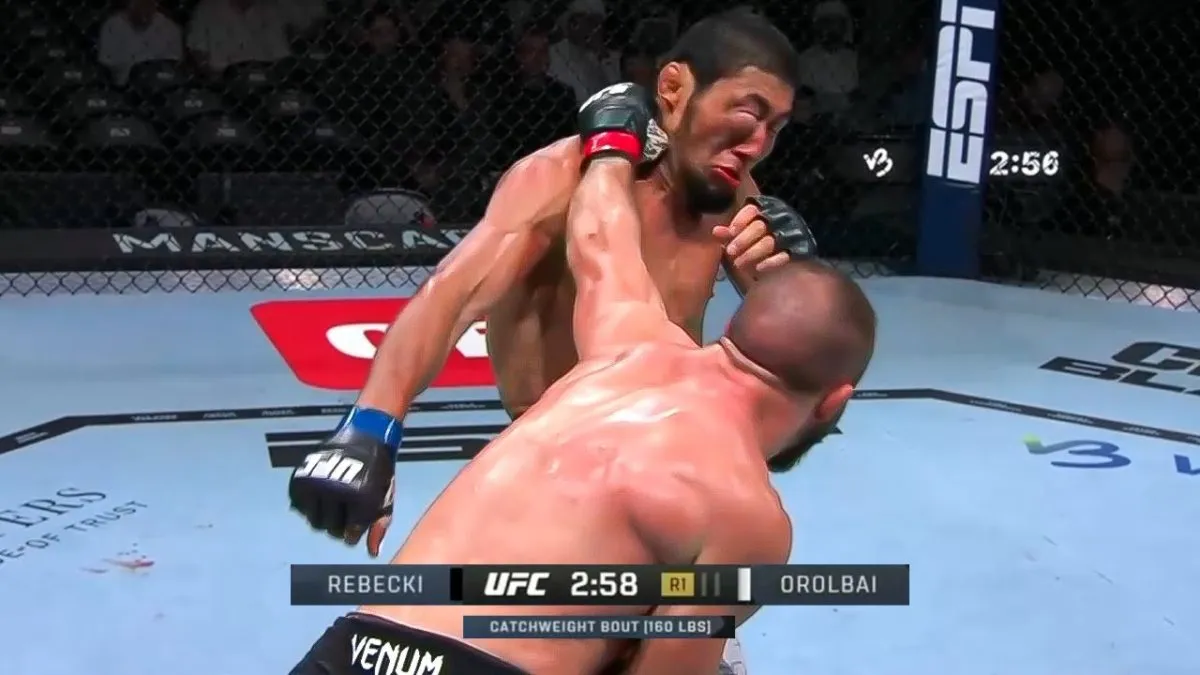 Mateusz Rębecki zgarnia bonus za walkę podczas UFC 308