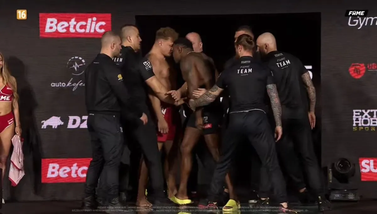 Wyzwiska i uderzenie przed galą FAME 25 [Wideo]