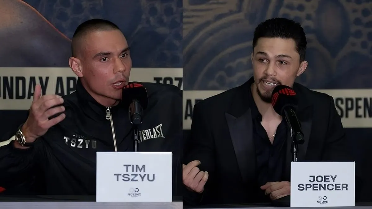 „On denerwuje się o szczękę i swoje dziedzictwo”. Tszyu i Spencer odpowiedzieli na pytania mediów
