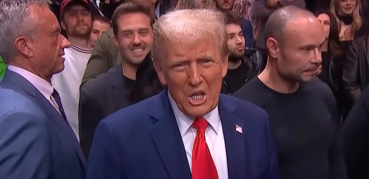 Donald Trump zdobył pas na gali UFC 309 [WIDEO]