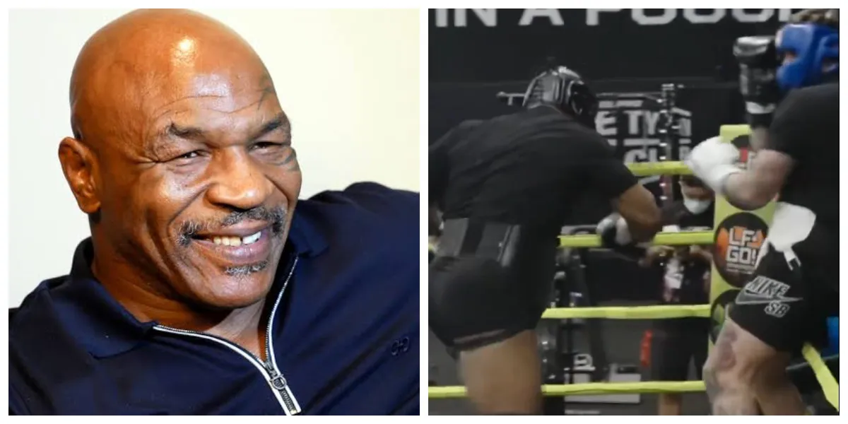Mike Tyson niszczy przeciwnika podczas sparingu [WIDEO]