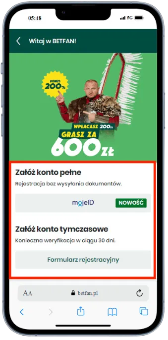 rejestracji-przez-nowa-opcje-Betfan