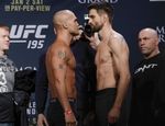 Видео взвешивания перед UFC 195: Лоулер, Кондит, Орловский, Туменов и другие