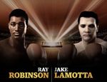 Видео виртуального боя: Джейк Ламотта — «Шугар» Рэй Робинсон Видео виртуального боя: Джейк Ламотта — «Шугар» Рэй Робинсон