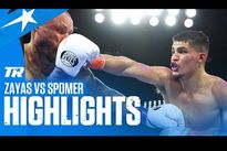 Дожал! Видео финиша и лучших моментов боя Ксандер Зайас – Слава Шпомер