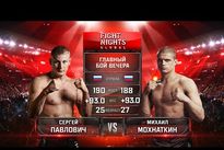 Видео боя: Сергей Павлович — Михаил Мохнаткин