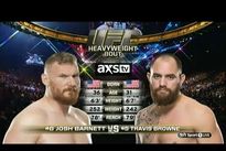 Видео боя: Трэвис Браун – Джош Барнетт, HD 1080