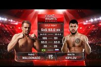 Видео боя: Никита Крылов — Фабио Мальдонадо Видео боя: Никита Крылов — Фабио Мальдонадо