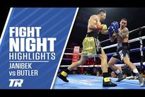 Жанибек Алимханулы – Стивен Батлер. Видео нокаута и лучших моментов боя Жанибек Алимханулы – Стивен Батлер. Видео нокаута и лучших моментов боя