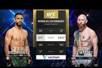 Яир Родригес – Джош Эмметт. Видео лучших моментов боя Яир Родригес – Джош Эмметт. Видео лучших моментов боя