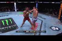 Топурия забил Холлоуэя. Видео лучших моментов UFC 308