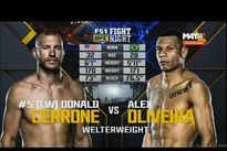 Видео боя: Дональд Серроне — Алекс Оливейра Видео боя: Дональд Серроне — Алекс Оливейра