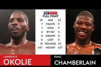 Видео боя: Лоуренс Околи — Айзек Чемберлен, HD 720 Видео боя: Лоуренс Околи — Айзек Чемберлен, HD 720