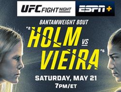 фото - Прямая трансляция Холли Холм – Кетлен Виейра. UFC Vegas 55 смотреть онлайн