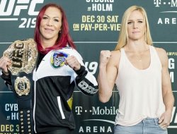 фото - Видео: Жустино и Холм на открытой тренировке и лицом к лицу перед UFC 219