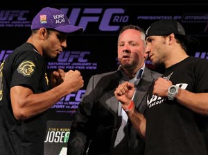 фото - (ММА + Видео) UFC 142: взвешивание Альдо, Мендеса, Белфорта и Джонсона