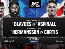 фото - Прямая трансляция Кёртис Блейдс – Том Аспиналл. Смотреть онлайн UFC Fight Night 208