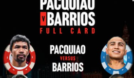 Шоу Барриос vs Пакьяо. Мощный главный кард сформирован полностью Шоу Барриос vs Пакьяо. Мощный главный кард сформирован полностью