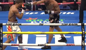 Норман нокаутировал Куэваса в дебютной защите титула: видео Норман нокаутировал Куэваса в дебютной защите титула: видео