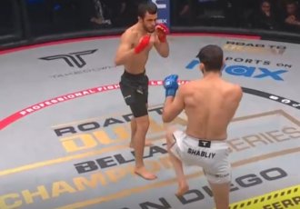 Нурмагомедов побил Шаблия в главном поединке Bellator San Diego