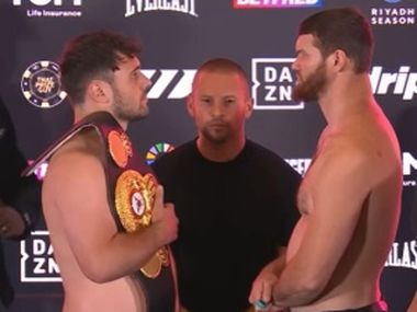 Махмудов тяжелее Аллена: результаты и видео взвешивания в Шеффилде Махмудов тяжелее Аллена: результаты и видео взвешивания в Шеффилде - фото