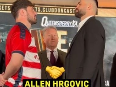 «Спросите обо мне у Усика». Хргович и Аллен обменялись заявлениями перед боем - фото