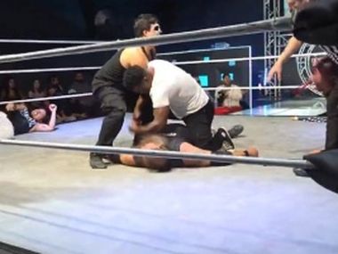 Сын Куинтона Джексона едва не убил рестлера: жуткое видео Сын Куинтона Джексона едва не убил рестлера: жуткое видео - фото