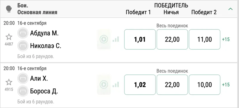 Коэффициенты и маржа