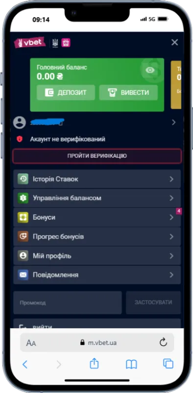vbet-верифікація