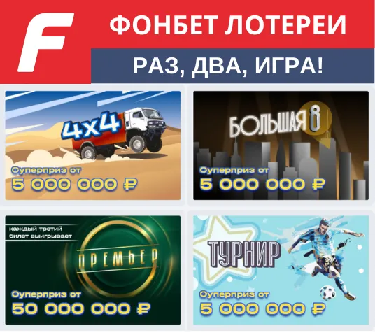 Фонбет лотереи