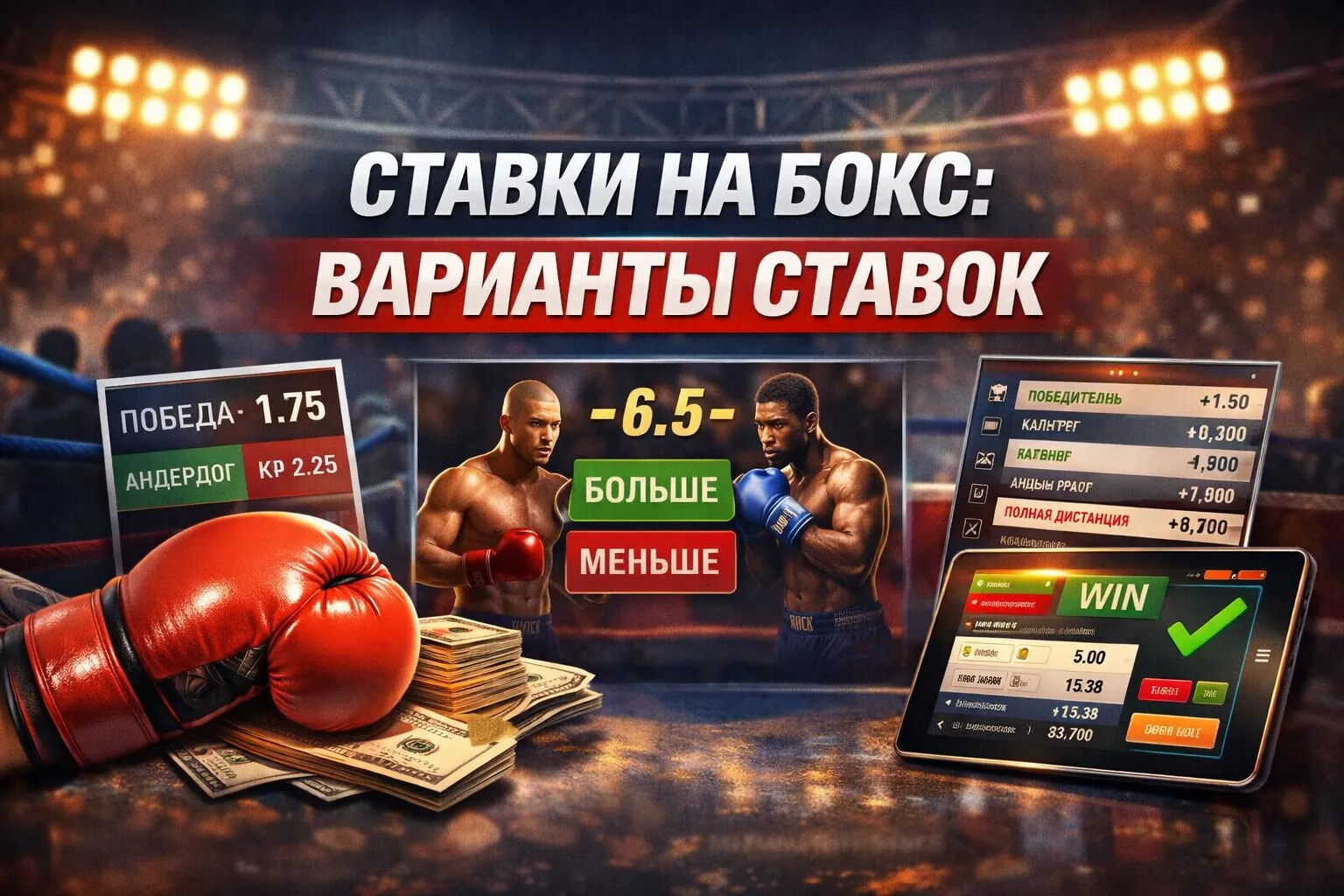 Варианты ставок на бокс онлайн