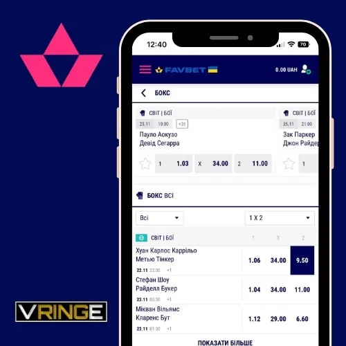 Фавбет Україна і огляд ставок на спорт 