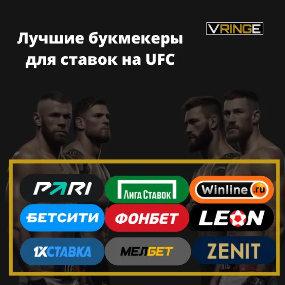 букмекеры для ставок на UFC