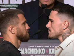 фото - Битва взглядов Ломаченко и Камбососа на финальной пресс-конференции: видео