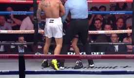 Диас выигрывал раунды, а затем влетел досрочно: видео