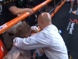 фото - Зацените нокаут-апсет в титульном бою: видео