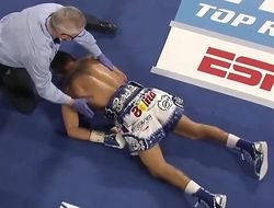 фото - Берчельта обследовали после страшного нокаута в бою с Вальдесом