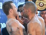 Джефф Хорн и Энтони Мандин сцепились на взвешивании: результаты и видео