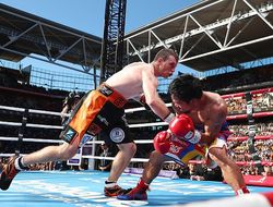 фото - Лучшие моменты боя Джеффа Хорна и Мэнни Пакьяо — видео от vRINGe.com